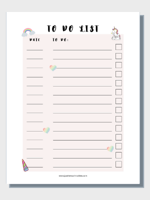 Free Printable To-Do Lists/Notes