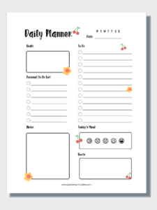 Free Printables Planner