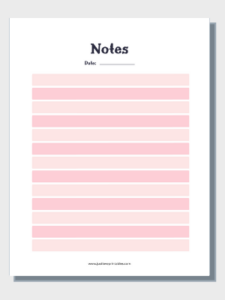 Free Printable To-Do Lists/Notes