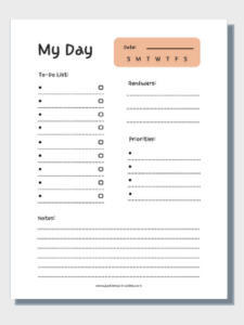 Free Printables Planner