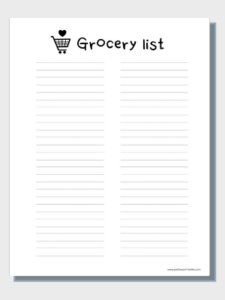 Free Printable Menu/Kitchen - Just Love Printables