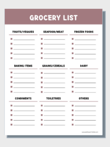 Free Printable Menu/Kitchen - Just Love Printables