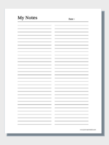 Free Printable To-Do Lists/Notes