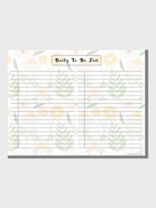 Free Printable To-Do Lists/Notes