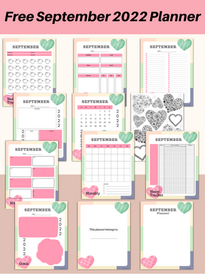 Free Daily, Weekly, Monthly Planners Printable Plus Fillable PDF - Just ...