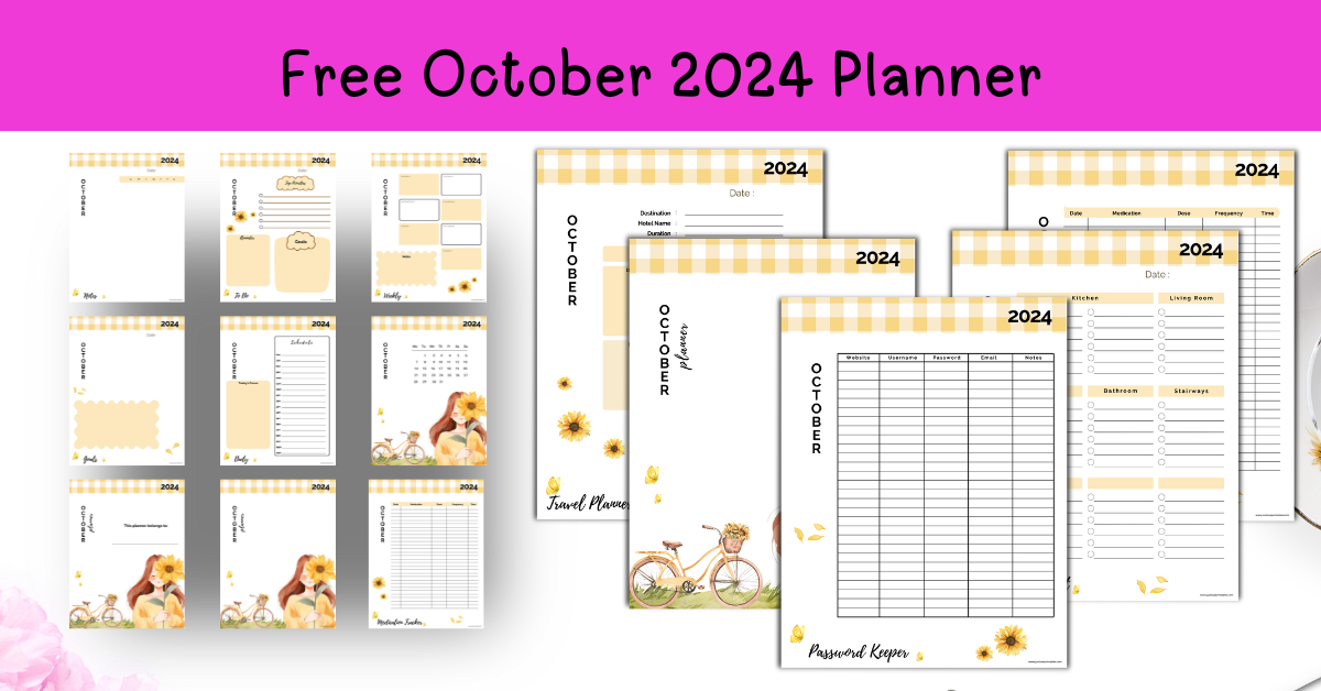 Free October 2024 Planner