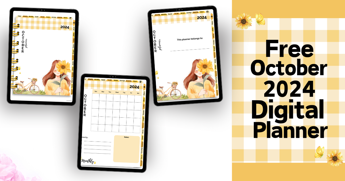 Free October 2024 Digital Planner