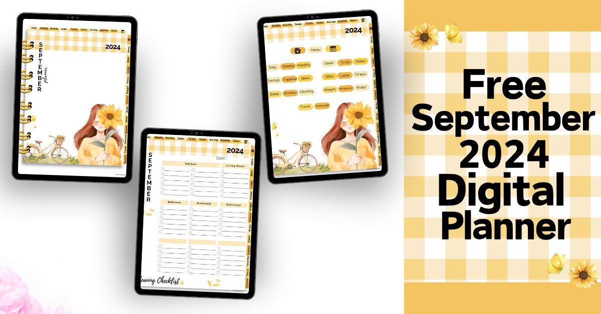 Free September 2024 Digital Planner