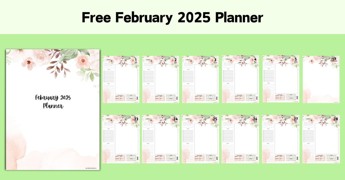 Free February 2025 Planner