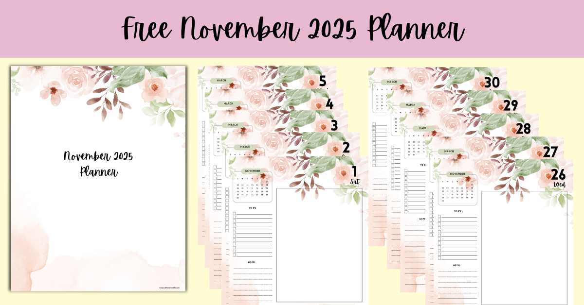 Free November 2025 Planner