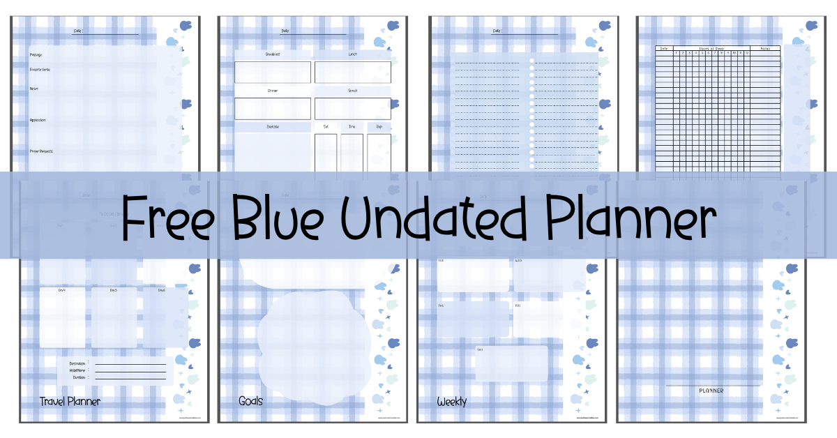 Best Free Undated Printable Planner Pages You Need Right Now